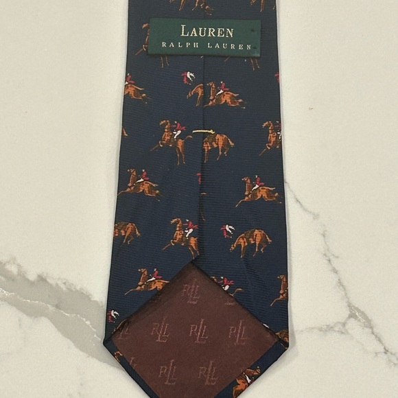 Polo Ralph Lauren 100% Silk Tie - Picture 2 of 2